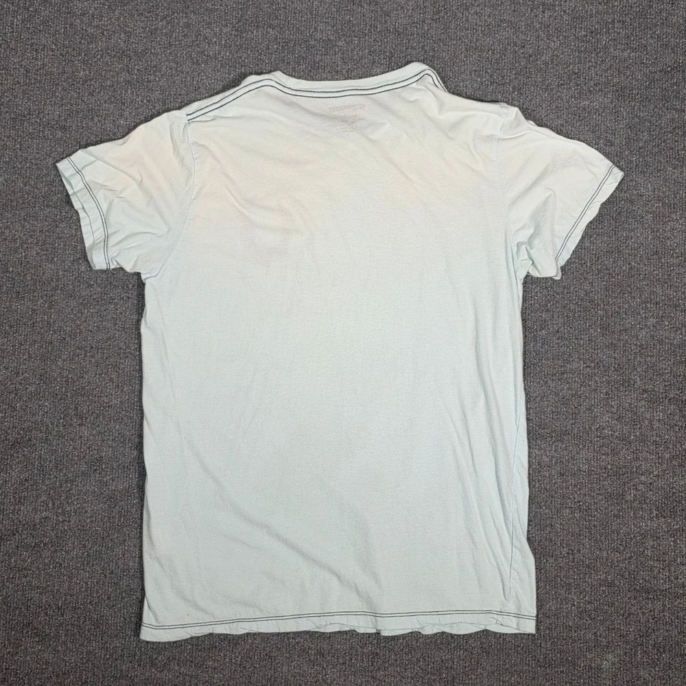 True Religion‎ Mens World Tour Horseshoe Logo T-Shirt Blue Large Made in USA